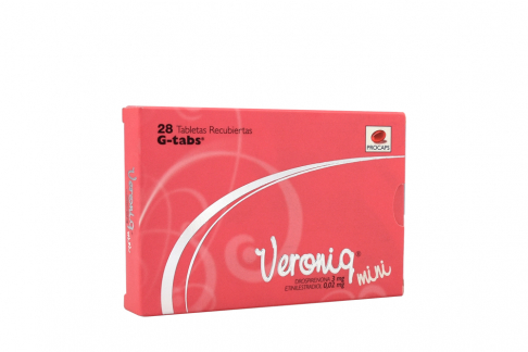 Veroniq Mini 3.0 / 0.02 mg Caja Con 28 Tabletas Rx Rx1