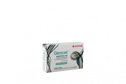 Glencet 5 Mg Caja Con 10 Tabletas Recubiertas