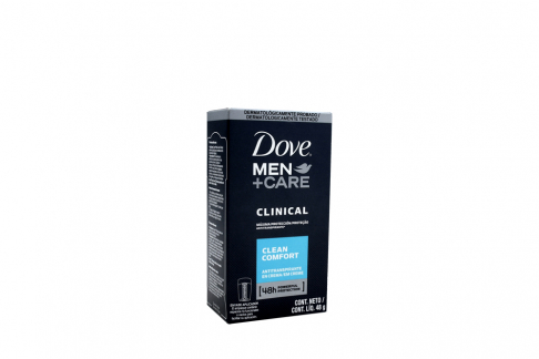 Desodorante Dove Men + Care Clinical Clean Comfort Caja Con Barra Con 48 g