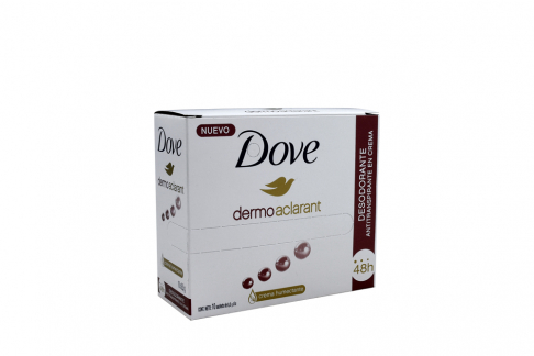 Desodorante Dove Dermo Aclarant Caja Con 10 Sachets Con 8.5 g C/U