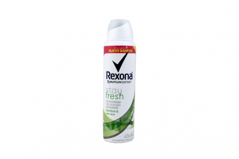 Desodorante Rexona Motion Sense Stay Fresh Aerosol Con 150 mL – Aroma Bamboo & Aloe Vera