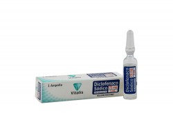 Diclofenaco Sódico 75 mg / 3 mL Caja Con 1 Ampolla Rx