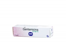 Gentamicina 80 Mg / 2 mL Caja Con 1 Ampolla Rx2