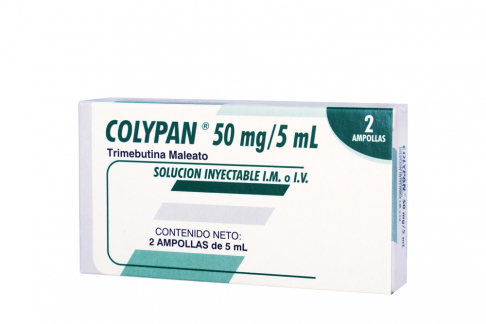 Colypan Solución Inyectable 50 mg / 5 mL Caja Con 2 Ampollas Rx Rx3