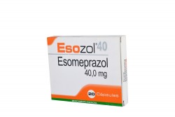Esozol 40 mg Caja Con 20 Cápsulas  Rx.