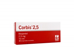 Corbis 2.5 mg Caja Con 30 Comprimidos Rx Rx1 Rx4
