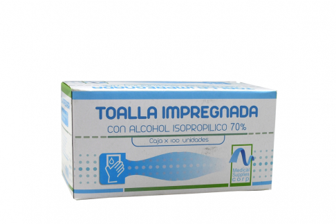 Complemed - Toallitas Estériles Con Alcohol Isopropílico Al 70% 1 Sachet