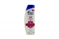 Shampoo H&S Control Caspa 2 En 1 Suave Y Manejable Frasco Con 375 mL