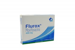Flurox Moxifloxacina 400 mg Caja Con 5 Tabletas Rx Rx2