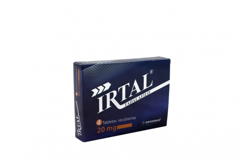 Irtal 20 mg Caja Con 4 Tabletas Rx Rx4