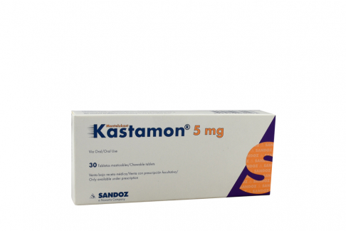 Kastamon 5 Mg Caja Con 30 Tabletas Masticables Rx Rx1