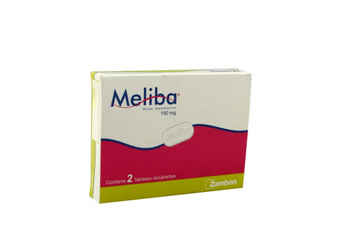 Meliba 150 mg Caja Con 2 Tabletas Rx