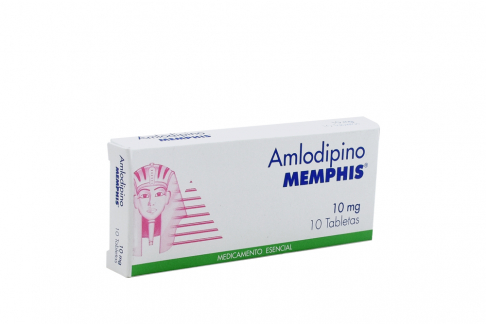Amlodipino 10 Mg Caja Con 10 Tabletas Rx Rx4 - Memphis