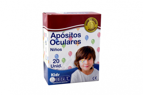 Apósito Ocular Begut Niños Caja Con 20 Unidades