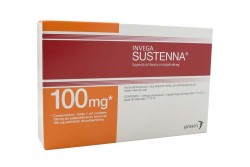 Invega Sustenna 100 mg Suspensión De Liberación Prolongada Caja Con 1 Jeringa Prellenada Rx