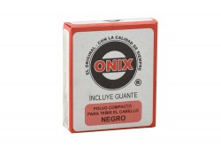 Polvo Compacto Onix Para Teñir El Cabello Tono Negro Caja Con 4 Unidades