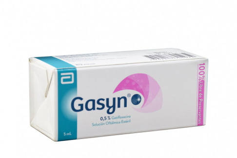 Gasyn 0.5% Solución Oftálmica Estéril Caja Con Frasco Con 5 mL