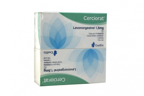 Cerciorat 1.5 mg 2 Cajas Con 6 Tabletas C/U Rx