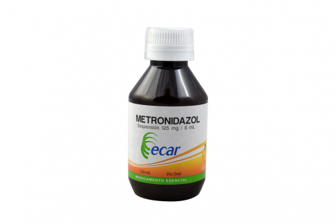 Metrodinazol 125 mg / 5 mL Frasco Con 120 mL Rx
