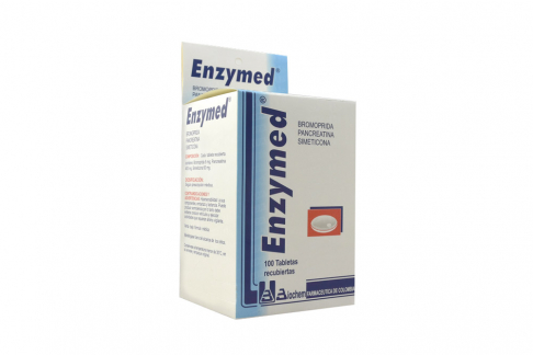 Enzymed Caja Con 100 Tabletas Recubiertas Rx Rx4