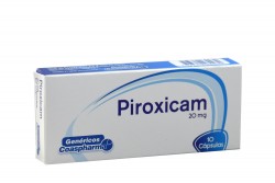 Piroxicam 20 mg Caja Con 10 Cápsulas Rx