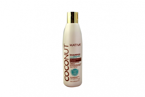 Shampoo Kativa Coconut Organic Frasco Con 250 mL