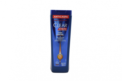 Shampoo Clear Men Caida Control Frasco Con 400 mL