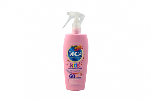 Bloqueador Tanga Crema Kids Wet Skin Effect SPF 60 Frasco Con 150 mL