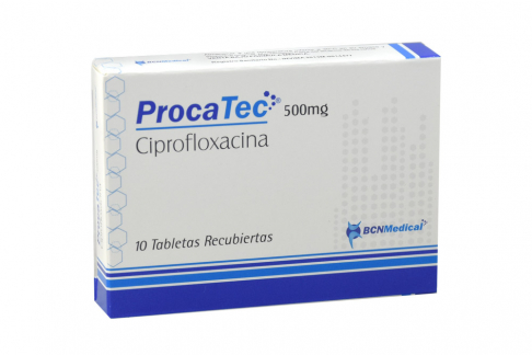 Procatec 500 mg Caja Con 10 Tabletas Recubiertas Rx Rx2