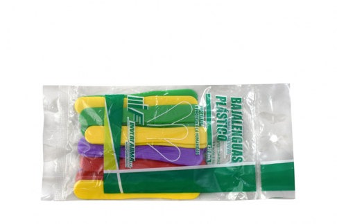 Baja Lenguas Plástico Bolsa Con 20 Unidades