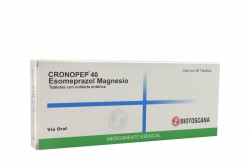 Cronopep 40 mg Caja Con 28 Tabletas Rx