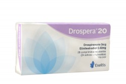 Drospera 20 3 / 0.02 mg Caja Con 28 Comprimidos Rx Rx1