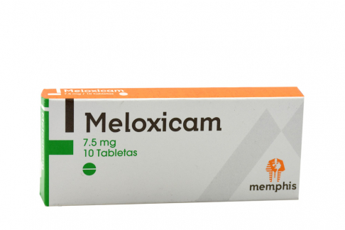 Meloxican 7.5 mg Caja Con 10 Tabletas Rx