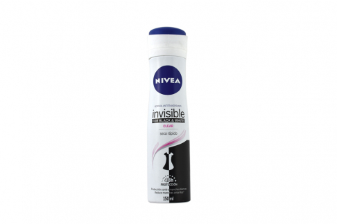 Nivea Desodorante Invisible Black & White Clear Femenino Con Frasco Por 50 mL