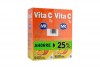 Vita C 1 g Sabor Naranja 2 Frascos Con 10 Tabletas Efervescentes C/U