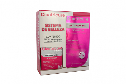 Kit Cicatricure Anti-manchas Crema de Día + Contorno De Ojos Caja Con 2 Productos