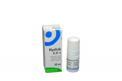 Solución Limpiadora Hyabak 0,15 % Lentes De Contacto Frasco Con 10 mL