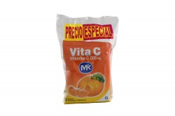 Vita C Sabor A Mandarina 500 Mg Bolsa Con 36 Tabletas