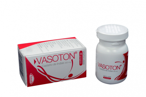 Vasoton 300 Mg Frasco Con 40 Tabletas Rx4