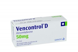 Vencontrol D 50 Mg Caja Con 30 Comprimidos Recubiertos de Liberación Prolongada Rx