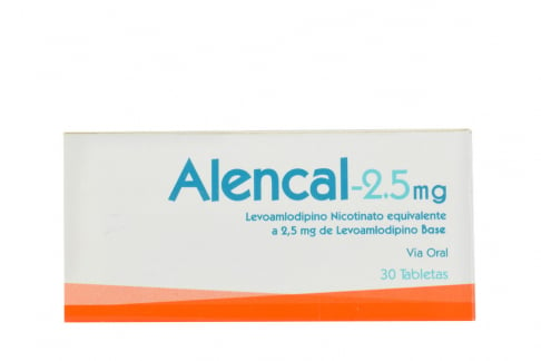 Alencal 2.5 mg Caja Con 30 Tabletas Rx