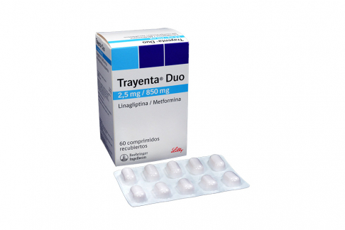 Trayenta Duo 2.5 / 850 mg Caja Con 60 Tabletas Rx Rx4
