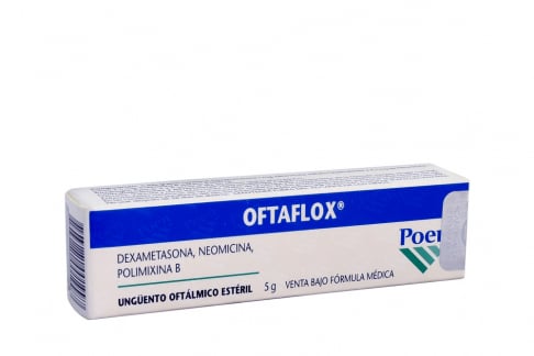 Oftaflox Ungüento Oftálmico Caja Con Frasco Gotero Con 5 g Rx Rx2