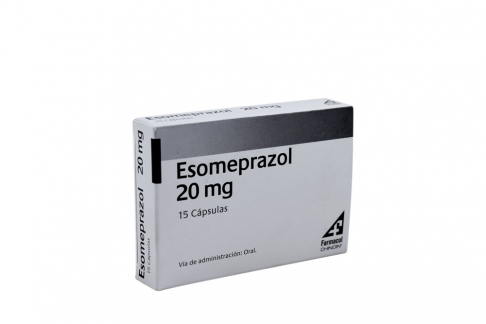 Esomeprazol 20 Mg Caja Con 15 Cápsulas Rx