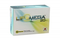Lipomega 20 20 / 840 mg Caja Con 30 Cápsulas Rx