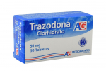 Trazadona Clorhidrato 50 mg Caja Con 50 Tabletas Rx