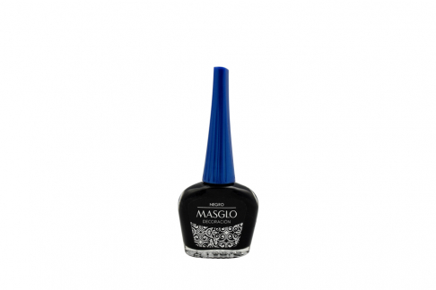 Esmalte Masglo Frasco Con 13.5 mL - Tono Decoración Negro