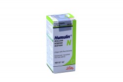 Humulin N 100 UI Suspensión Inyectable Caja Con 1 Vial Rx Rx3