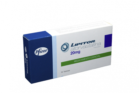 Lipitor 20 mg Caja Con 30 Tabletas Rx Rx4