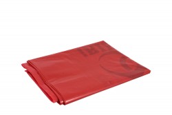 Bolsa Plástica Color Rojo 50 X 50 Empaque Con 6 Unidades